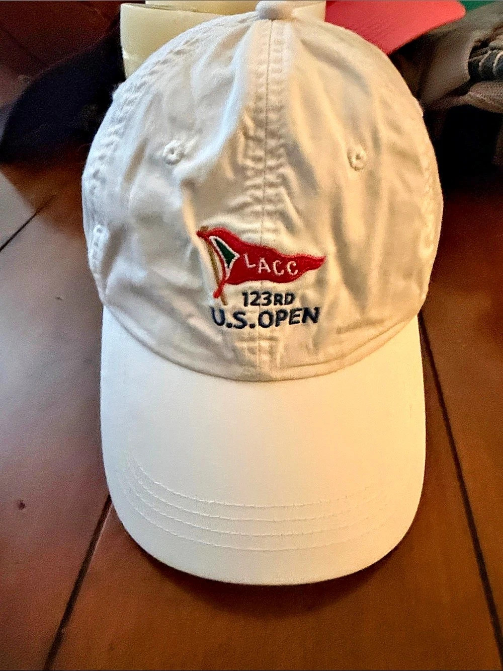 Lacoste White Embroidered Cap